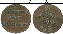 Продать Монеты Суринам 1 дьюит 1764 Медь