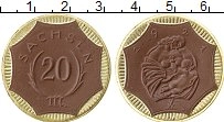 Продать Монеты Германия : Нотгельды 20 марок 1922 Фарфор