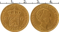 Продать Монеты Нидерланды 10 гульденов 1933 Золото