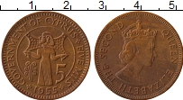 Продать Монеты Кипр 5 милс 1956 Бронза