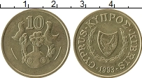 Продать Монеты Кипр 10 центов 1992 Латунь