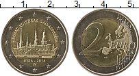 Продать Монеты Латвия 2 евро 2014 Биметалл