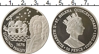 Продать Монеты Остров Святой Елены 50 пенсов 2002 Серебро