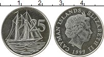 Продать Монеты Каймановы острова 25 центов 1999 Медно-никель