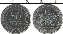Продать Монеты Центральная Африка 50 франков 2006 Медно-никель