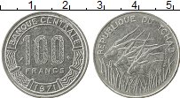 Продать Монеты Чад 100 франков 1971 Медно-никель