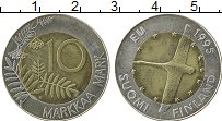 Продать Монеты Финляндия 10 марок 1995 Биметалл