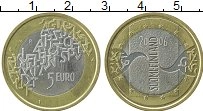 Продать Монеты Финляндия 5 евро 2006 Биметалл