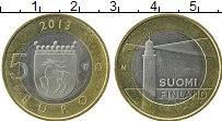 Продать Монеты Финляндия 5 евро 2013 Биметалл
