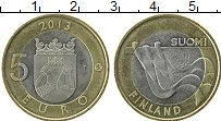 Продать Монеты Финляндия 5 евро 2013 Биметалл