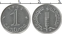 Продать Монеты Франция 1 сентим 1962 Медно-никель