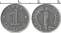 Продать Монеты Франция 1 сентим 1962 Сталь
