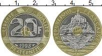 Продать Монеты Франция 20 франков 1993 Биметалл