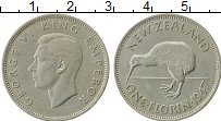 Продать Монеты Новая Зеландия 1 флорин 1947 Медно-никель