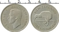 Продать Монеты Новая Зеландия 1 флорин 1947 Медно-никель
