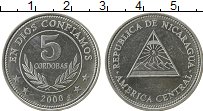 Продать Монеты Никарагуа 5 кордоба 2000 Медно-никель
