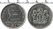 Продать Монеты Нигерия 1 найра 1991 Сталь покрытая никелем