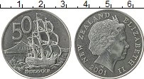 Продать Монеты Новая Зеландия 50 центов 2001 Медно-никель