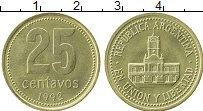 Продать Монеты Аргентина 25 сентаво 1992 Латунь