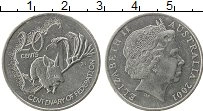 Продать Монеты Австралия 20 центов 2001 Медно-никель