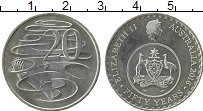 Продать Монеты Австралия 20 центов 2016 Медно-никель