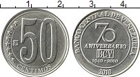 Продать Монеты Венесуэла 50 сентим 2010 Медно-никель