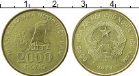 Продать Монеты Вьетнам 2000 донг 2003 сталь покрытая латунью