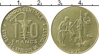 Продать Монеты Западная Африка 10 франков 1987 Медь