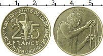 Продать Монеты Западная Африка 25 франков 1996 Медь