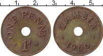 Продать Монеты Замбия 1 пенни 1966 Бронза