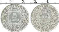 Продать Монеты Марокко 5 франков 1352 Серебро