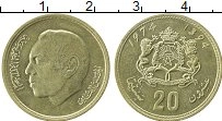 Продать Монеты Марокко 20 сантим 1974 Латунь