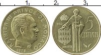 Продать Монеты Монако 5 сентим 1978 Медно-никель