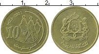 Продать Монеты Марокко 10 сантим 2002 Латунь