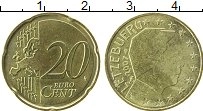 Продать Монеты Люксембург 20 евроцентов 2007 Латунь
