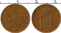 Продать Монеты Швеция 1 эре 1905 Медь