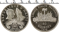 Продать Монеты Гаити 50 гурдес 1974 Серебро