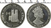 Продать Монеты Остров Вознесения 50 пенсов 2002 Медно-никель