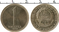 Продать Монеты Ангола 1 кванза 1977 Медно-никель
