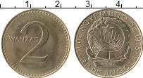 Продать Монеты Ангола 2 кванза 1977 Медно-никель