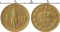 Продать Монеты Румыния 1 лей 1941 Латунь