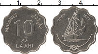 Продать Монеты Мальдивы 10 лари 2001 Алюминий