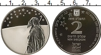 Продать Монеты Израиль 2 шекеля 1999 Серебро