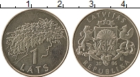 Продать Монеты Латвия 1 лат 2006 Медно-никель