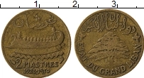 Продать Монеты Ливан 2 пиастра 1925 Бронза