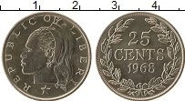 Продать Монеты Либерия 25 центов 1968 Медно-никель