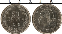 Продать Монеты Либерия 50 центов 2000 Медно-никель