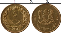 Продать Монеты Ливия 5 дирхам 1975 сталь покрытая латунью