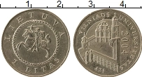 Продать Монеты Литва 1 лит 2004 Медно-никель