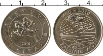 Продать Монеты Литва 1 лит 2010 Медно-никель